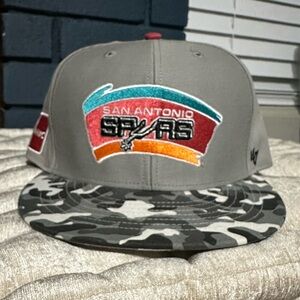 Like New 47 Brand San Antonio Spurs Snap Back Hat